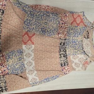 Alar'd State Bohemian Patchwork Blouse, Size Medium